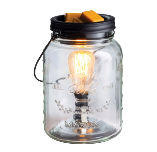 Glass Mason Jar Wax Melt Warmer