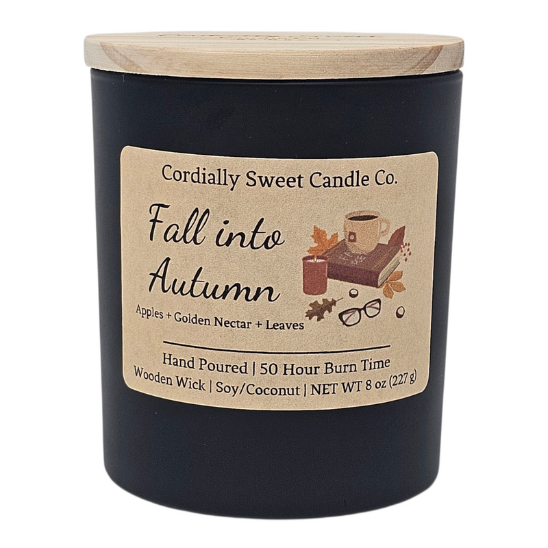 Fall into Autumn Wooden Wick Soy/Coconut Candle