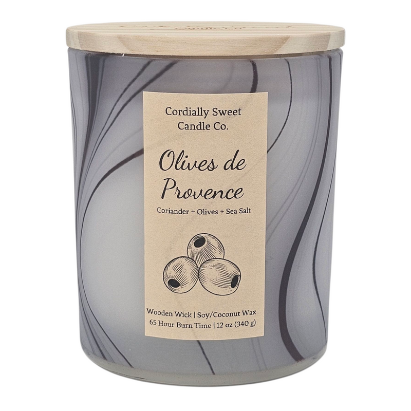 Olives de Provence Soy/Coconut Wooden Wick Candle (Two Wick) Olives de Provence Soy/Coconut Wooden Wick Candle (Two Wick)