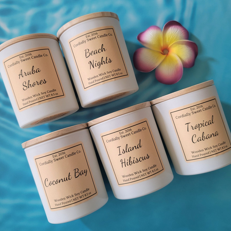 Beach/Summer Fragrances 2022 - Cordially Sweet Candle Co.