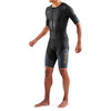 Skins - TRI Elite Short Sleeve Tri Suit - Men's - Black/Carbon - 2024