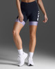 2XU - Aero Triathlon 7 Inch Shorts - Women's - Midnight/Grape Fizz - 2025