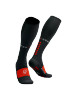 Compressport - Full Socks Winter Run - Black/High Risk Red - 2025