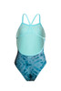 ZONE3 - Strap Back Swimsuit - Women's - Teal Tie Dye - 2026