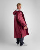 Dryrobe - Advance Long Sleeve - Burgundy / Silver Grey