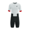 Compressport - Stream Short Sleeve Trisuit - Men's - White/Black - 2026