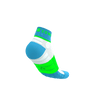 Compressport - Ultra Trail Low Socks - Norse Blue/Neon Green - 2026