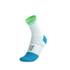 Compressport - Pro Marathon Socks V2.0 - White/Norse Blue/Neon Green - 2026