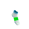 Compressport - Pro Racing Socks V4.0 Run Low - White/Norse Blue/Neon Green - 2026