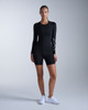 2XU - Core Compression Long Sleeve - Women's - Black/Silver - 2026