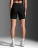 2XU - Form Stash Hi Rise Compression 6In Shorts - Women's - Black/Black1 - 2026