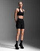 2XU - Form Stash Hi Rise Compression 4In Shorts - Women's - Black/Black - 2026