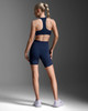 2XU - Form Stash Hi Rise Compression 4In Shorts - Women's - Midnight/Midnight - 2026