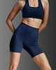 2XU - Form Stash Hi Rise Compression 4In Shorts - Women's - Midnight/Midnight - 2026