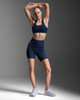 2XU - Form Stash Hi Rise Compression 4In Shorts - Women's - Midnight/Midnight - 2026