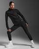 2XU - Ignition Haptic Quarter Zip - Women's - Black/Silver Reflective - 2026