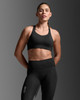 2XU - Light Speed High Impact Bra - Women's - Black/Silver Reflective - 2026