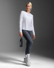 2XU - Aero Mesh Long Sleeve - Women's - White/Silver Reflective - 2026