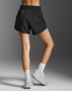 2XU - Aero Hi Rise 4 Inch Shorts - Women's - Black/Silver Reflective - 2026