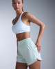 2XU - Aero Hi Rise 4 Inch Shorts - Women's - Mint Dust/Mint Reflective - 2026