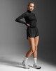 2XU - Aero Waffle Half Zip - Women's - Black/Silver Reflective - 2026