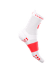 Compressport - Pro Racing Socks v4.0 Run High - Ironman 2026 - L1 - Unisex - White/Neon Red
