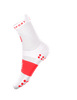 Compressport - Pro Racing Socks v4.0 Run High - Ironman 2026 - L1 - Unisex - White/Neon Red