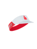 Compressport - Pro Racing Visor - Ironman 2026 - L1 - Unisex - White/Neon Red