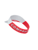 Compressport - Pro Racing Visor - Ironman 2026 - L1 - Unisex - White/Neon Red