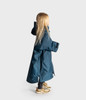 Dryrobe - Advance Kids 5-9 Long Sleeve Changing Robe - Deep Sea Blue Sand Camo