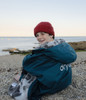 Dryrobe - Advance Kids 5-9 Long Sleeve Changing Robe - Deep Sea Blue Sand Camo
