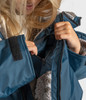 Dryrobe - Advance Kids 10-13 Long Sleeve Changing Robe - Deep Sea Blue Sand Camo