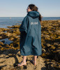 Dryrobe - Advance Kids 10-13 Long Sleeve Changing Robe - Deep Sea Blue Sand Camo