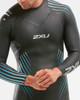 2XU - P:1 Propel Wetsuit - Men's - Black/Blue Ombre - Ex-Rental Two Hire