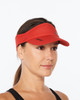 2XU - Unisex Run Visor - Rust/Black