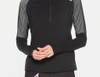 2XU - Women's GHST Half-Zip Long Sleeve Top - Black/White