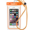 Zone3 - Waterproof Phone Pouch - Clear/Orange - 2024