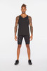 2XU - Light Speed Men's Tech Singlet - Black/Black Reflective