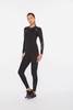 2XU - Ignition Women's Compression Long-Sleeve Top - Black/Silver - 2024