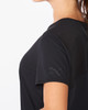 2XU - Women's Motion Mesh T-shirt - Black/Black