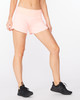 2XU - Aero Women's 4in Shorts - Pop Coral/White Reflective