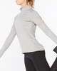 2XU - Ignition Women's 1/4-Zip Long-Sleeved Top 2021 - Grey Marle/Silver Reflective