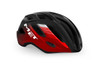 MET - My21 Idolo Road Cycling Helmet - Black/Metallic Red - 2024