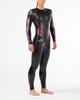 2XU - Women's P:1 Propel Wetsuit - Black/Pink Peacock - Ex-Rental 2 Hire