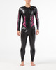 2XU - Women's P:1 Propel Wetsuit - Black/Pink Peacock - Ex-Rental 2 Hire
