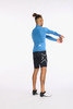 2XU - Aero Cycle Long Sleeve Jersey - Men's - Starling/White Reflective