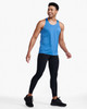 2XU - Light Speed Tech Singlet - Men's - Starling/Black Reflective