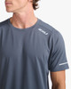 2XU - Light Speed Tee - Men's - Turbulence/Silver Reflective