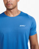 2XU - Light Speed Tech Tee - Men's - Starling/Black Reflective