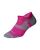 2XU - Vectr Light Cushion No Show Sock - Unisex - Magenta/Light Grey - 2024